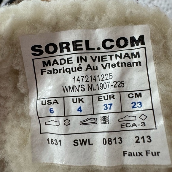 Sorel Woman Lady Female Size 6 Winter Waterproof Snow Boots - Picture 9 of 13